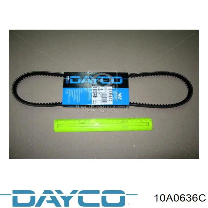 Correa de alternador 10A0636C Dayco