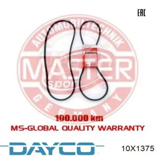 Comprar 10X1375 Dayco Correa trapezoidal