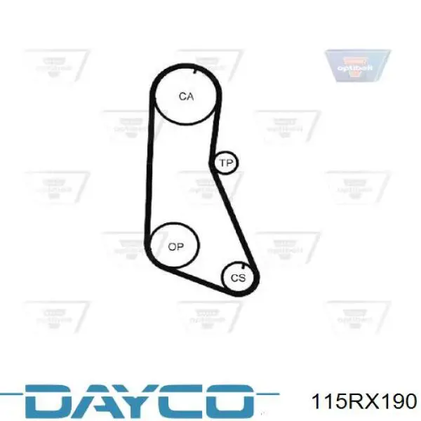Correa dentada para Isuzu Trooper  UBS