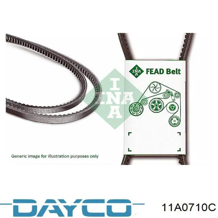 11A0710C Dayco Correa poly v
