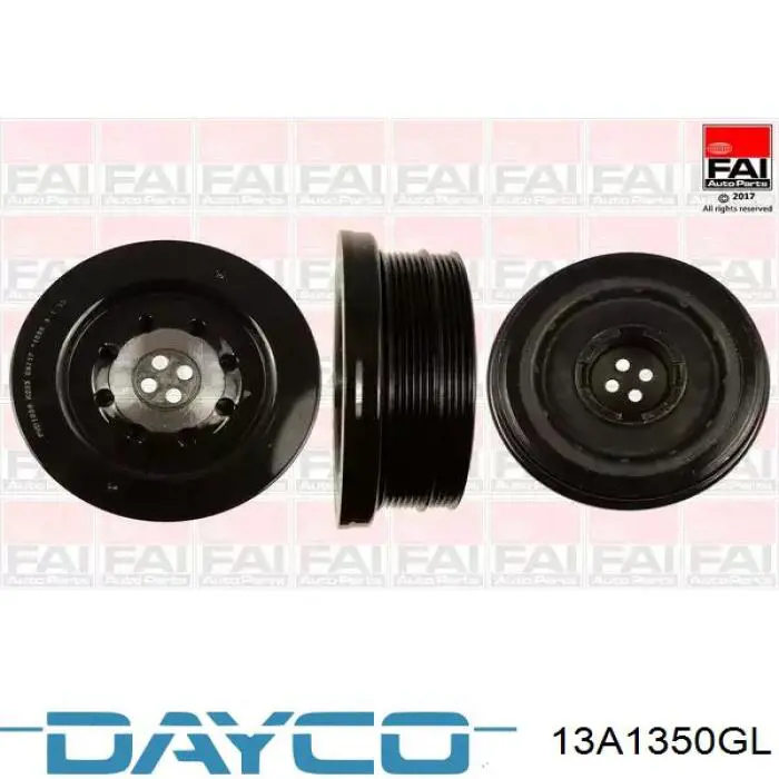 Correa de alternador 13A1350GL Dayco