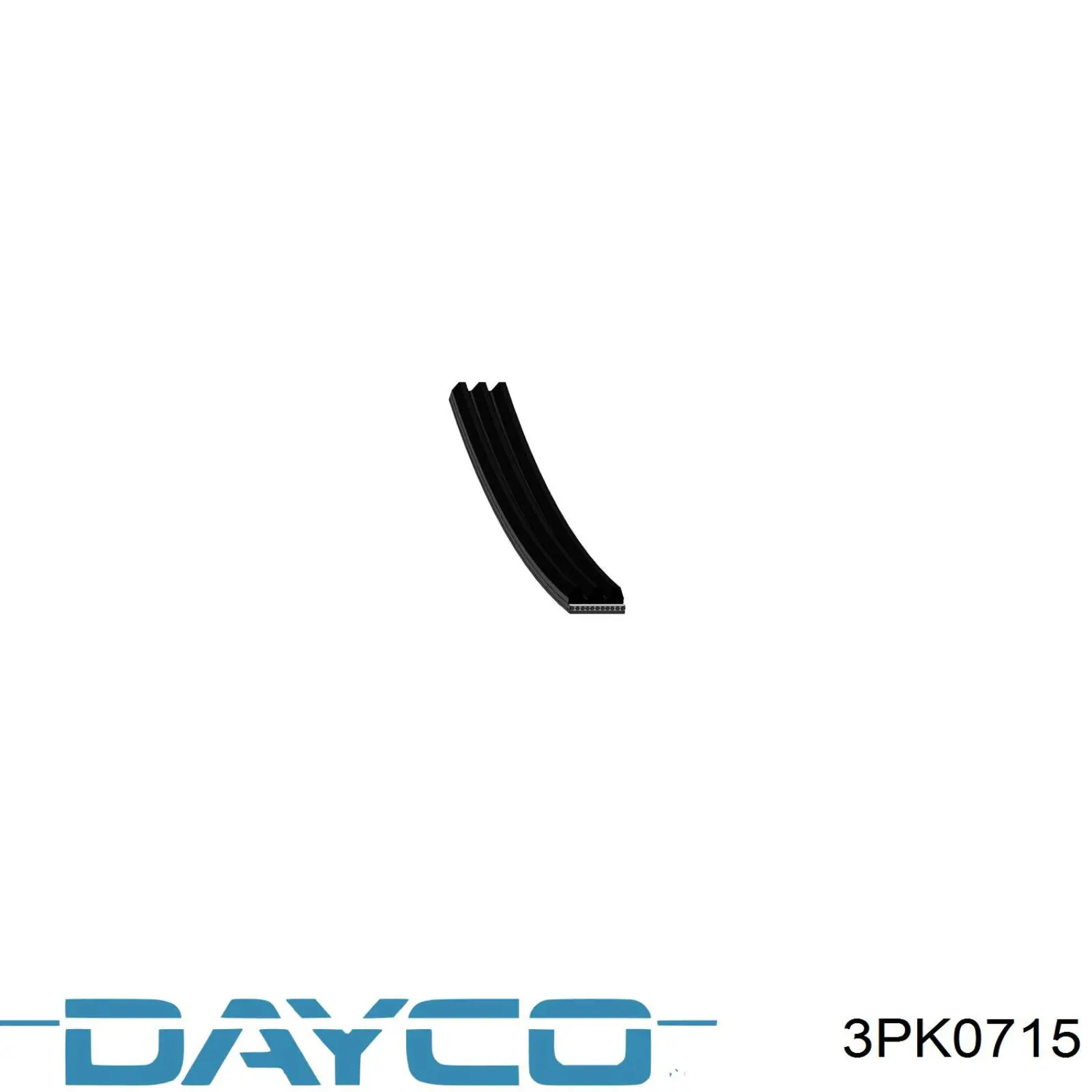 3PK0715 Dayco correa trapezoidal