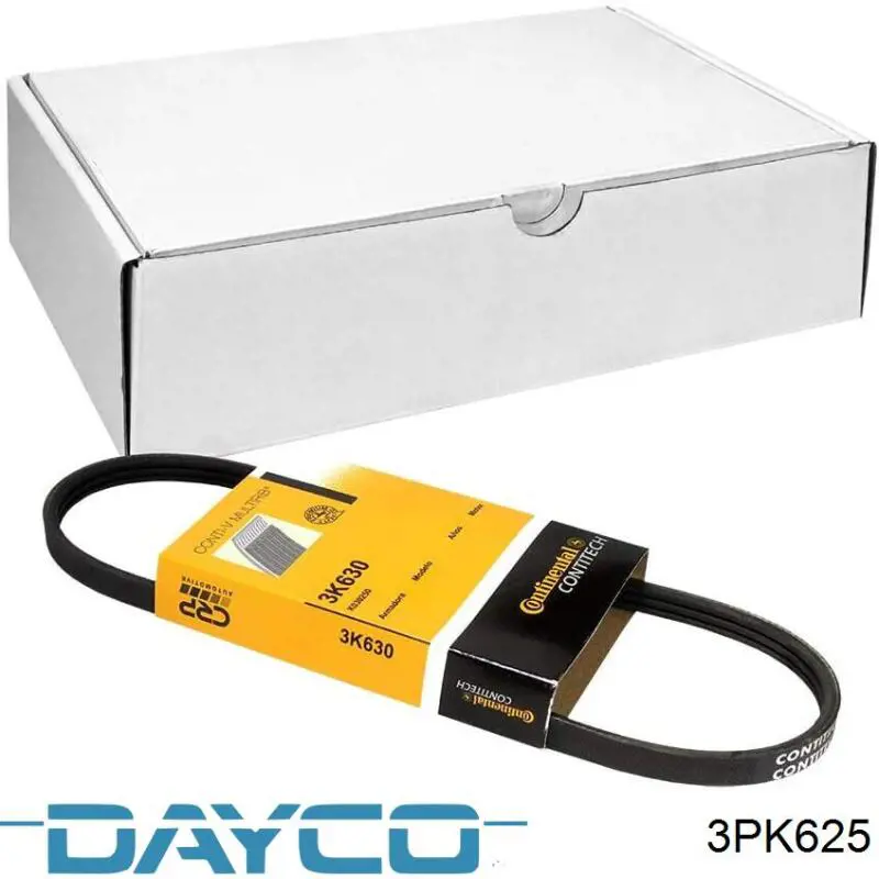 Correa de alternador 3PK625 Dayco