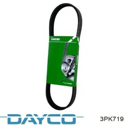 3PK719 Dayco correa trapezoidal