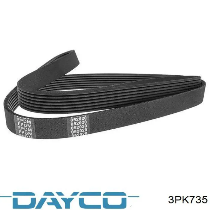 3PK735 Dayco correa trapezoidal