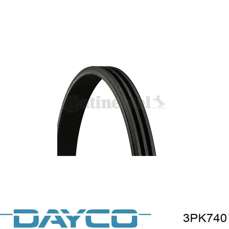 Correa de transmisión trapezoidal Dayco 3PK740 precio, desde 13,04 EUR