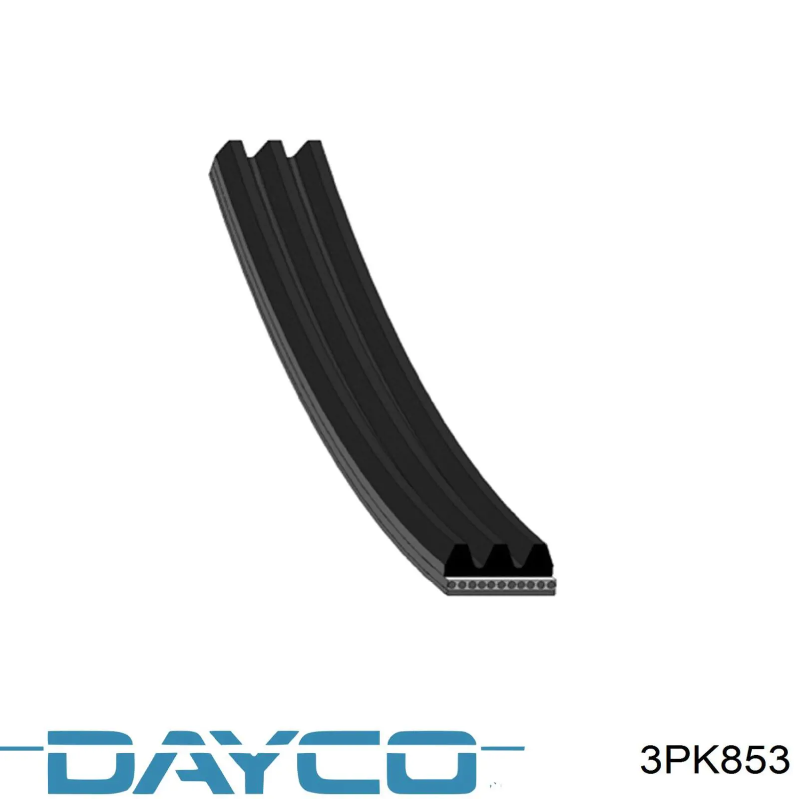 Correa de transmisión trapezoidal Dayco 3PK853 precio, desde 12,91 EUR
