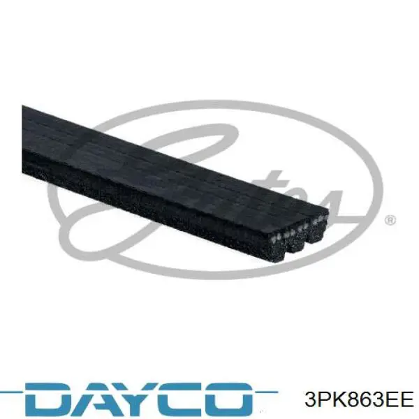 3PK863EE Dayco correa trapezoidal