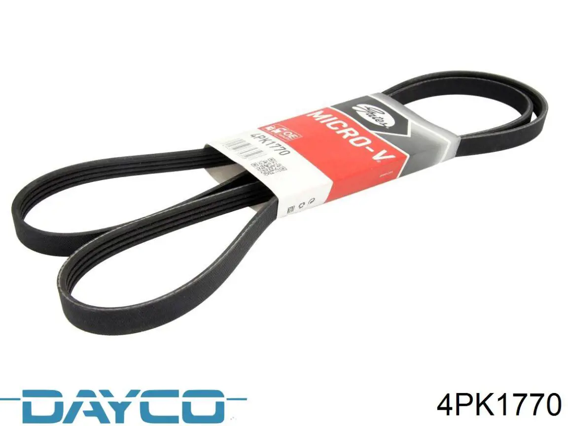 Correa de alternador 4PK1770 Dayco