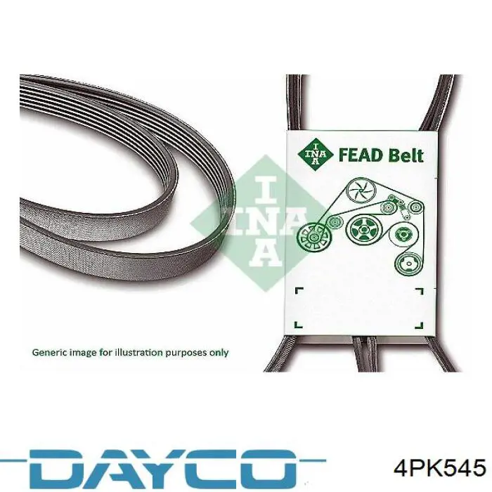 4PK545 Dayco correa trapezoidal