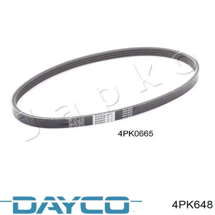 Correa de transmisión trapezoidal Dayco 4PK648 precio, desde 12,10 EUR
