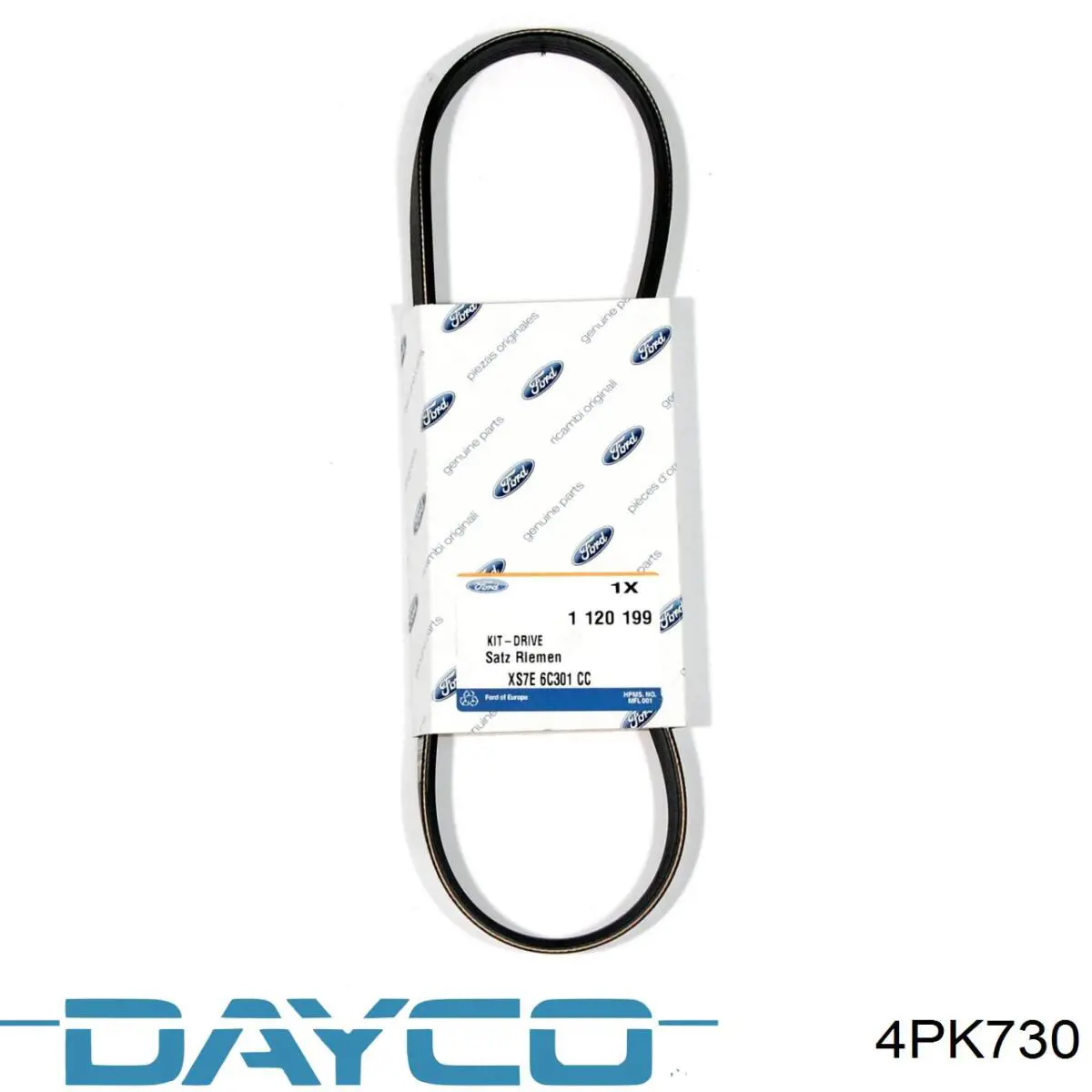 Correa de transmisión trapezoidal Dayco 4PK730 precio, desde 12,72 EUR