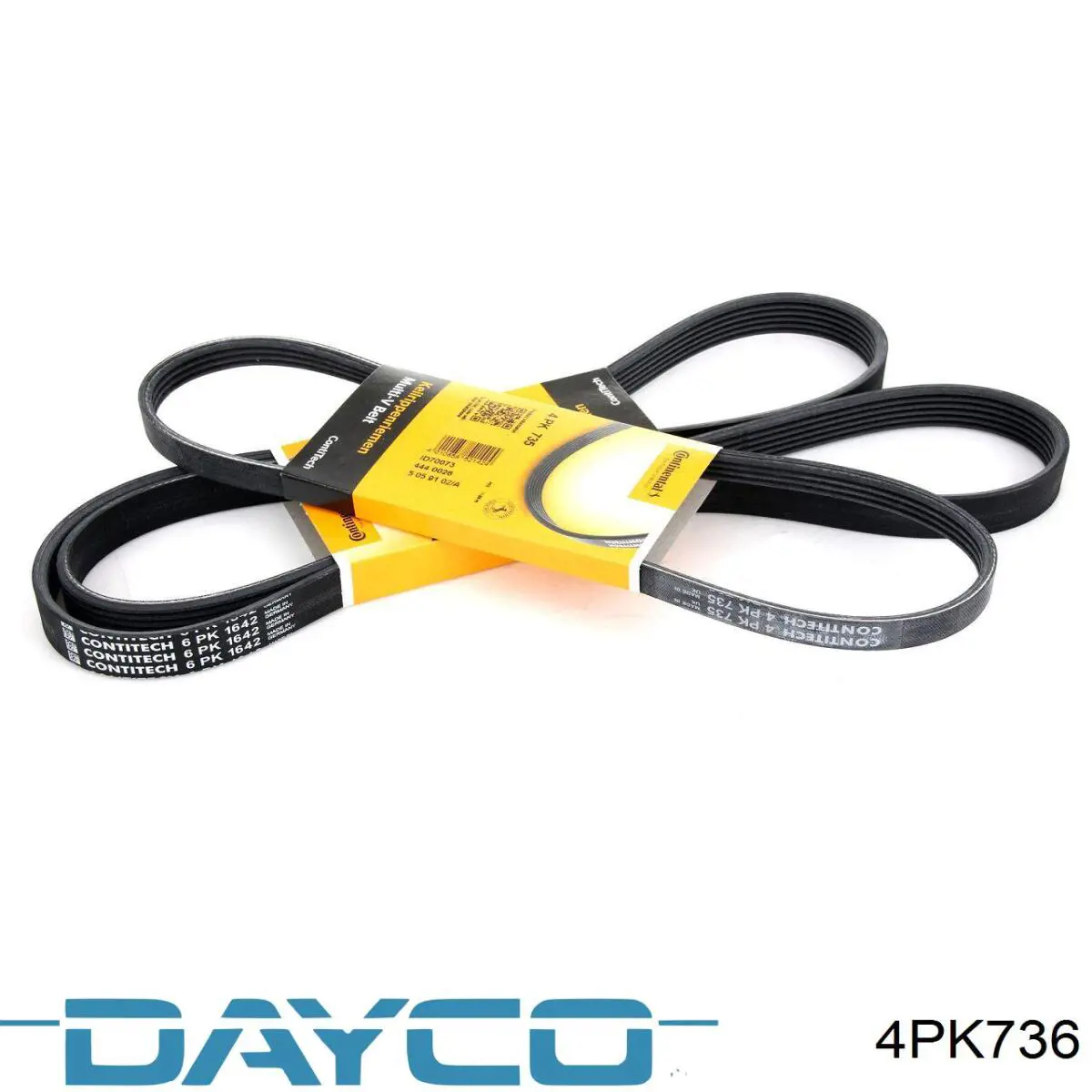 Correa de transmisión trapezoidal Dayco 4PK736 precio, desde 13,07 EUR