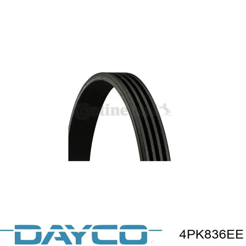 Correa de transmisión trapezoidal Dayco 4PK836EE precio, desde 21,56 EUR