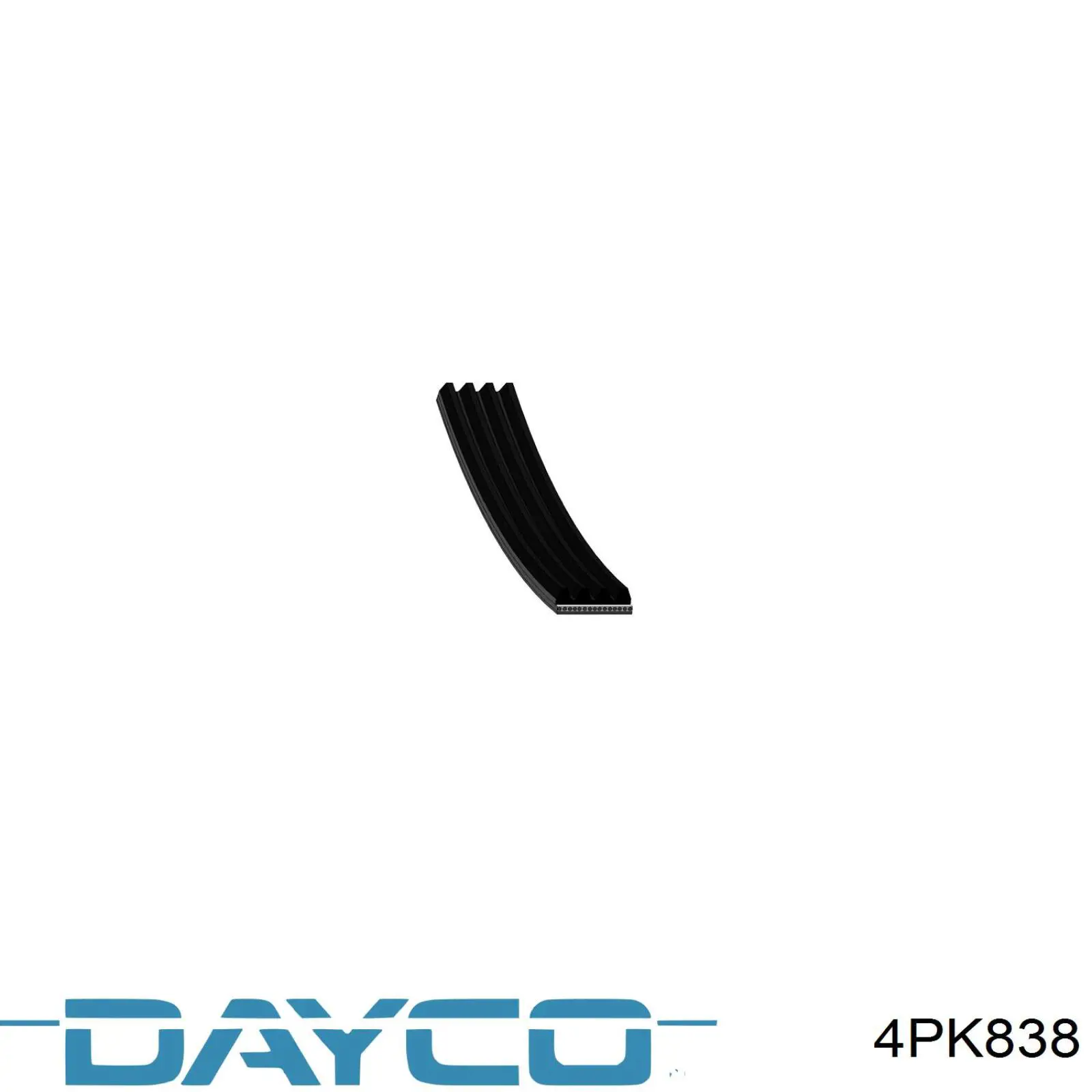 4PK838 Dayco correa trapezoidal