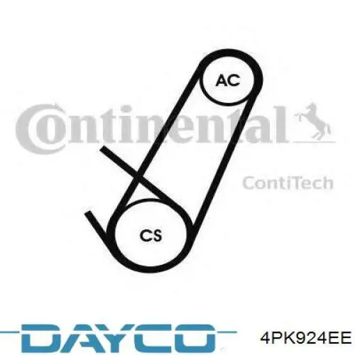 Comprar 4PK924EE Dayco Correa trapezoidal