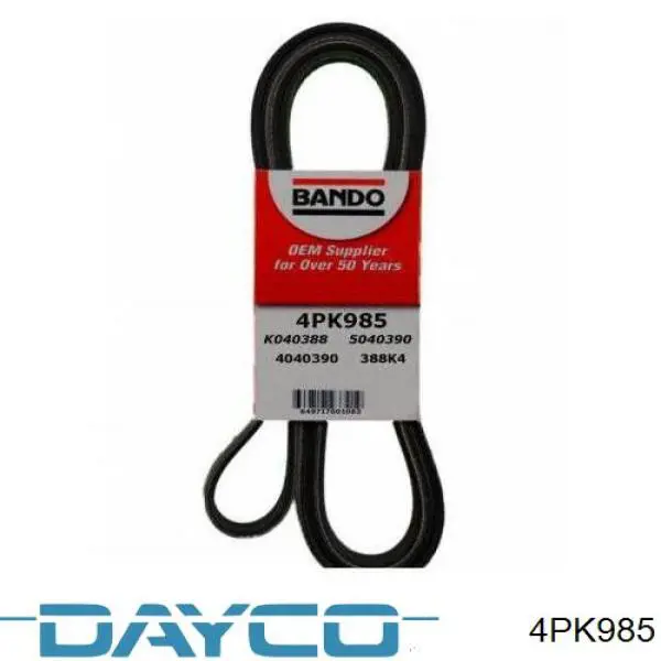Comprar 4PK985 Dayco Correa trapezoidal