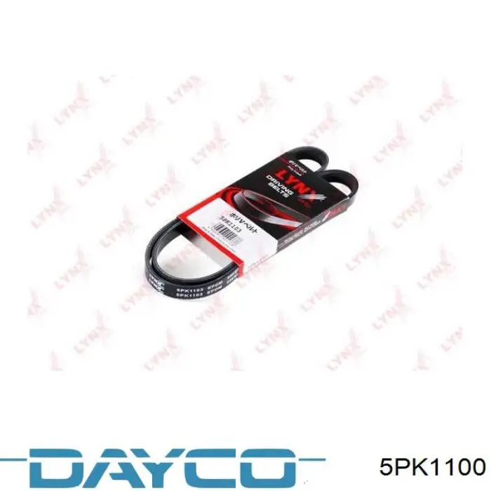 Correa de alternador 5PK1100 Dayco