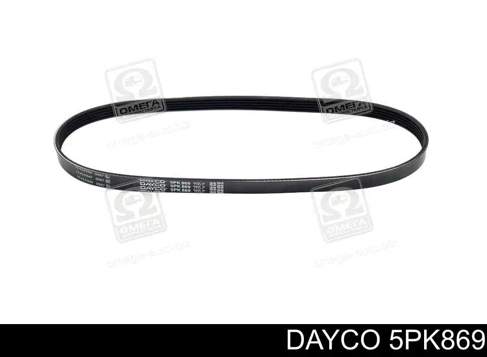 Correa de transmisión trapezoidal Dayco 5PK869 precio, desde 20,26 EUR