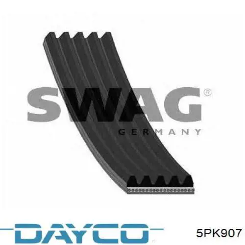 Correa de transmisión trapezoidal Dayco 5PK907 precio, desde 20,20 EUR
