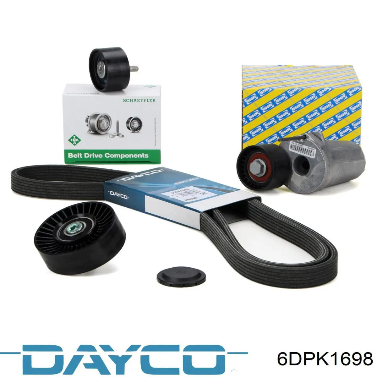 Correa de alternador 6DPK1698 Dayco