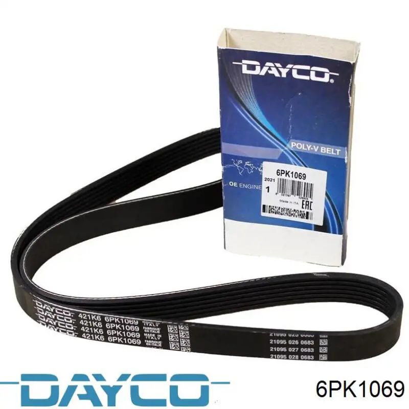 Comprar 6PK1069 Dayco Correa trapezoidal nervada