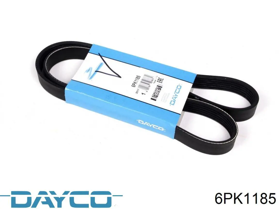 Correa de transmisión trapezoidal Dayco 6PK1185 precio, desde 23,29 EUR