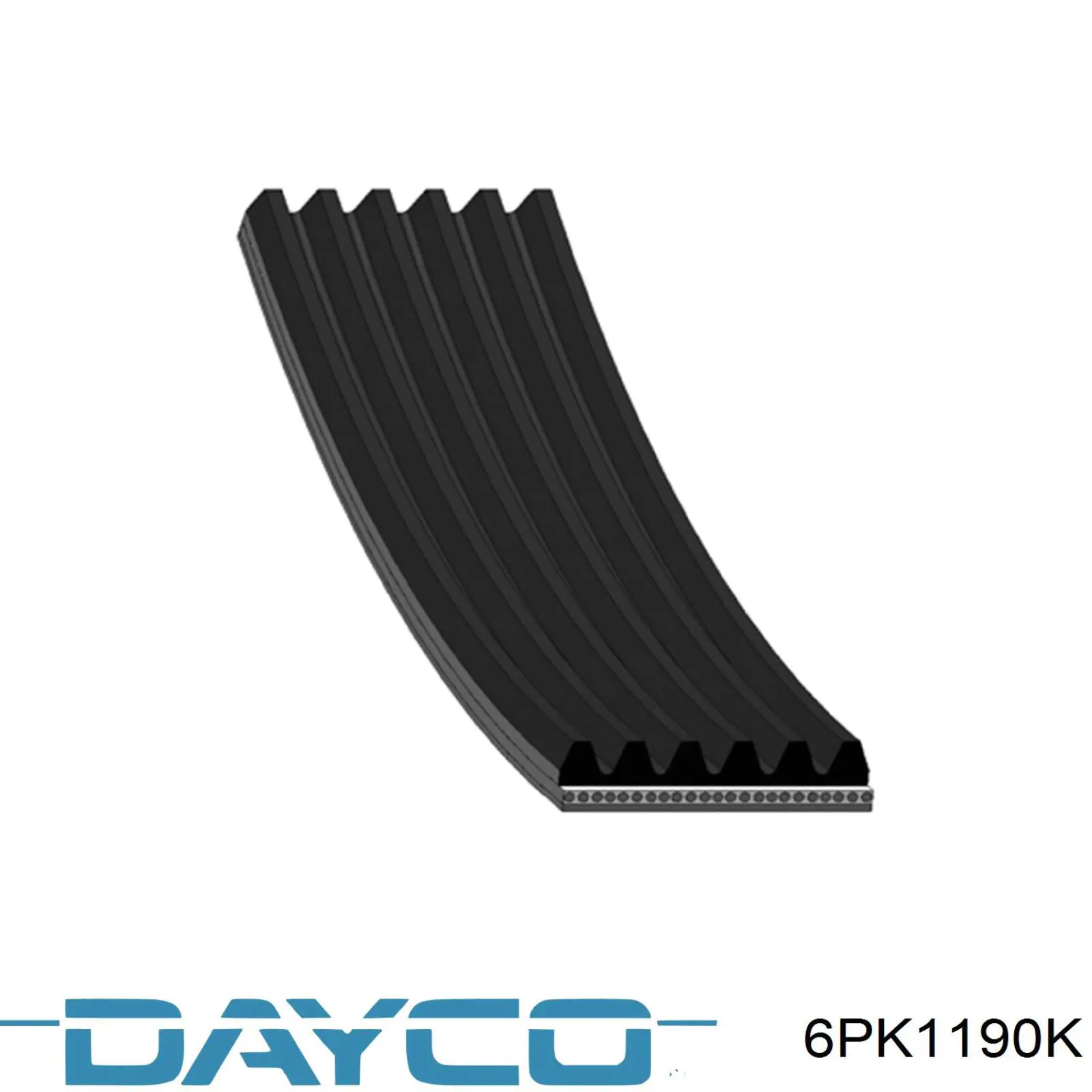 6PK1190K Dayco correa trapezoidal