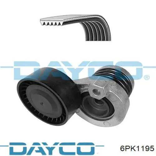 Correa de transmisión trapezoidal Dayco 6PK1195 precio, desde 25,82 EUR
