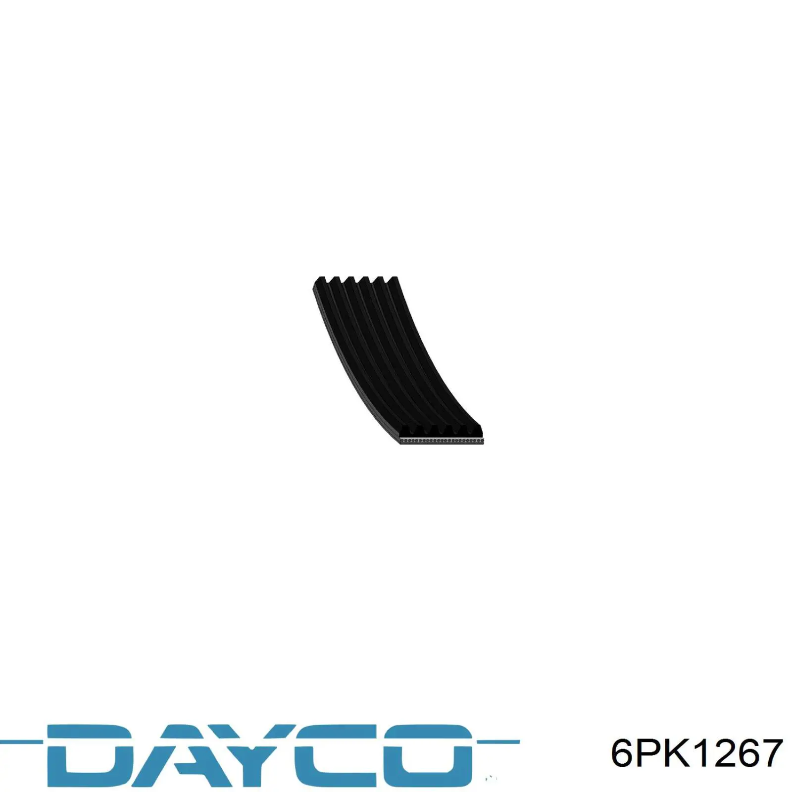 6PK1267 Dayco correa trapezoidal