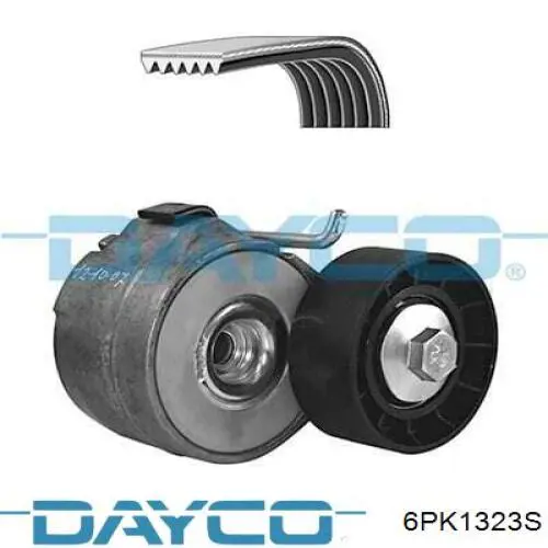 Comprar 6PK1323S Dayco Correa trapezoidal