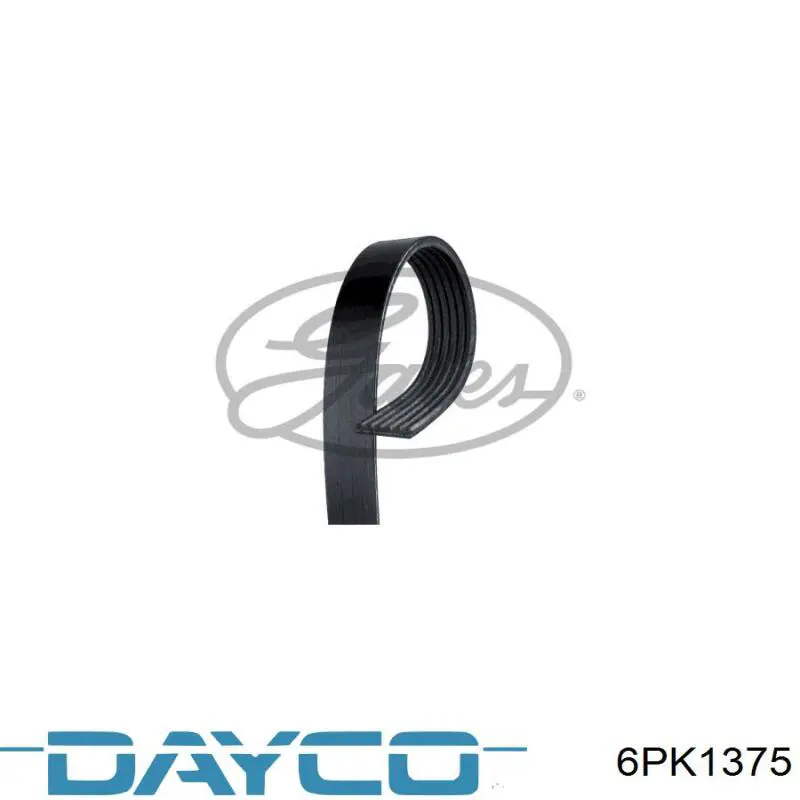 Correa de transmisión trapezoidal Dayco 6PK1375 precio, desde 27,02 EUR