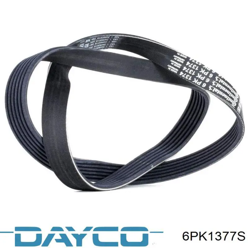 6PK1377S Dayco correa trapezoidal