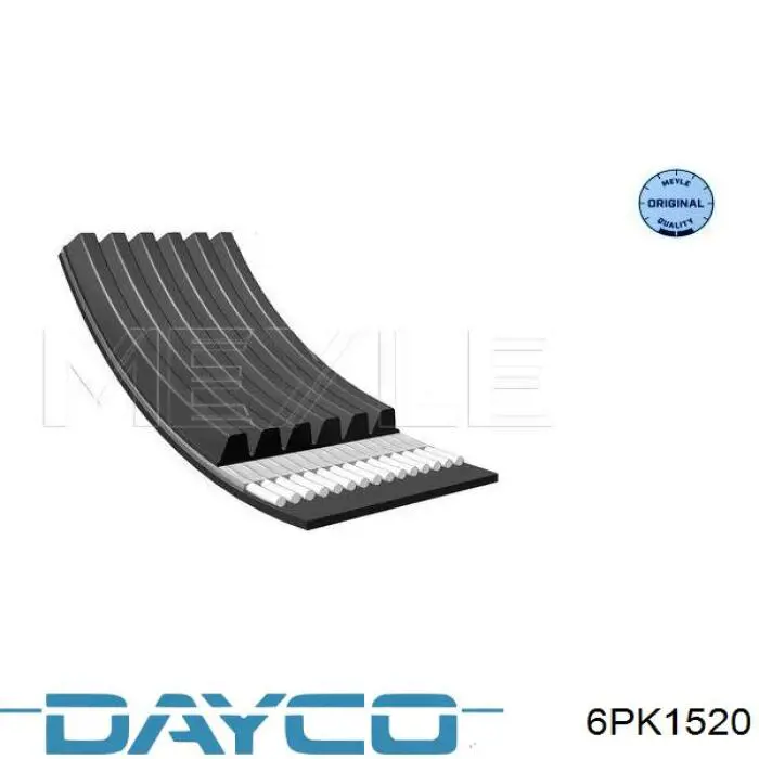 Correa de transmisión trapezoidal Dayco 6PK1520 precio, desde 32,80 EUR