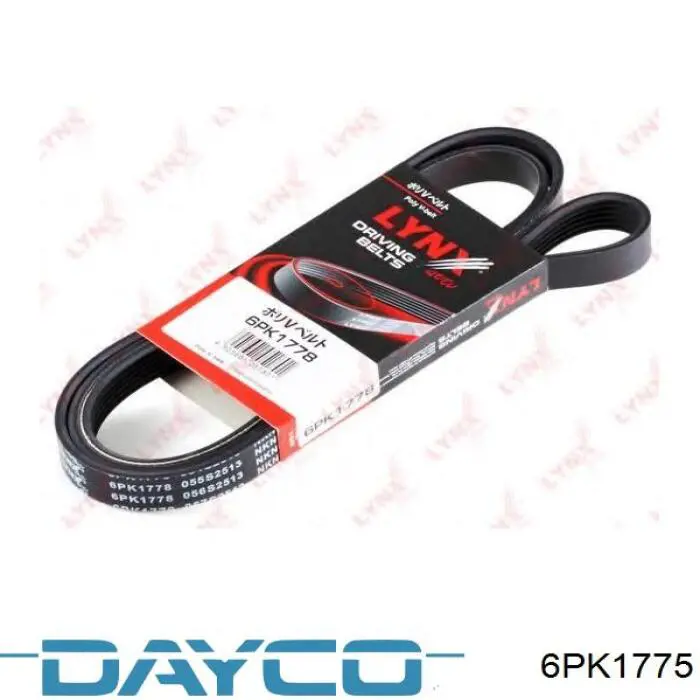 Comprar 6PK1775 Dayco Correa trapezoidal