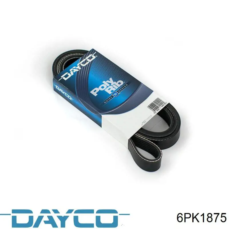 Correa de transmisión trapezoidal Dayco 6PK1875 precio, desde 22,88 EUR