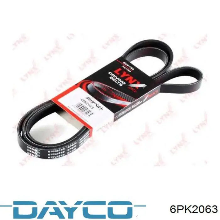Correa de transmisión trapezoidal Dayco 6PK2063 precio, desde 49,91 EUR
