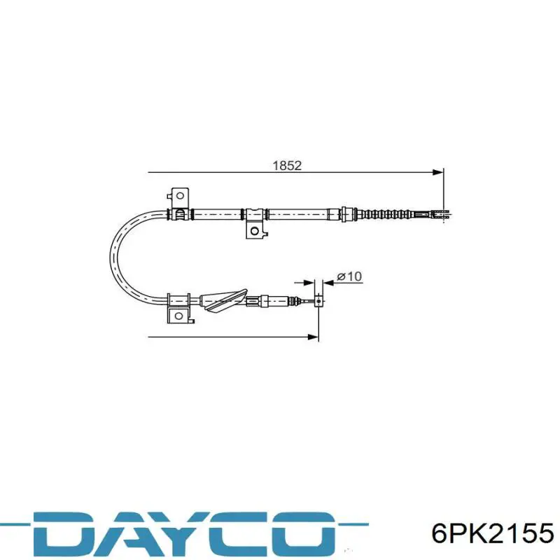 6PK2155 Dayco Correa poly v