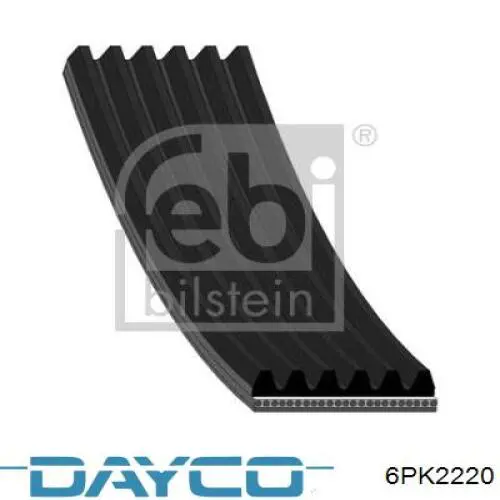 Correa de transmisión trapezoidal Dayco 6PK2220 precio, desde 28,25 EUR