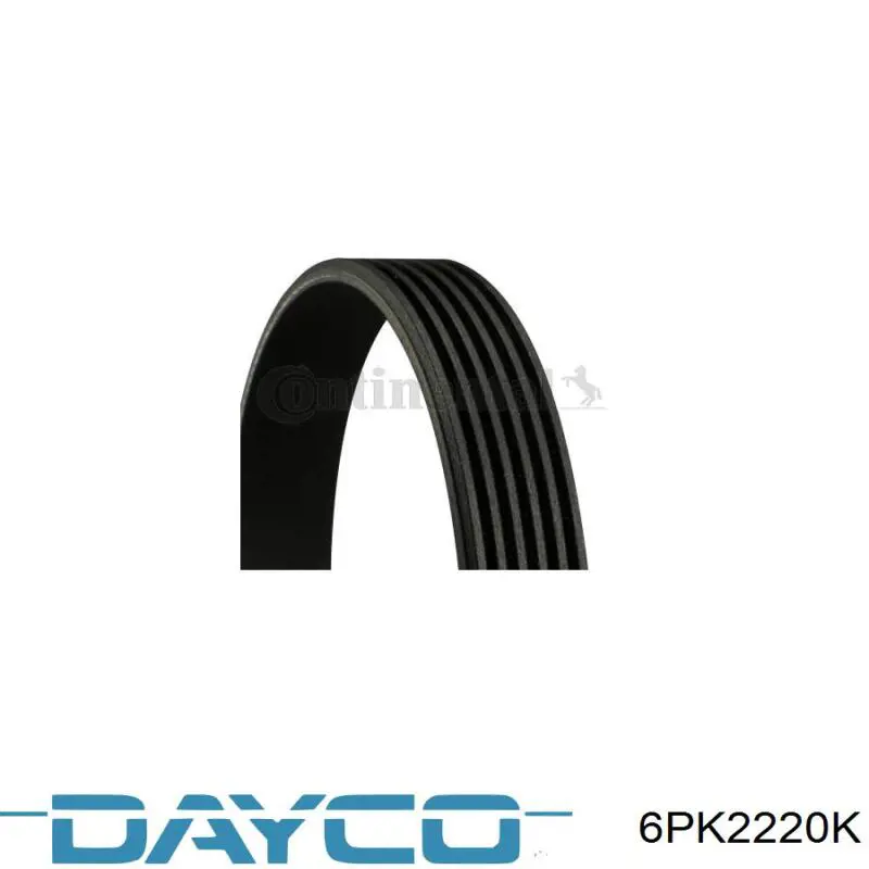 6PK2220K Dayco correa trapezoidal