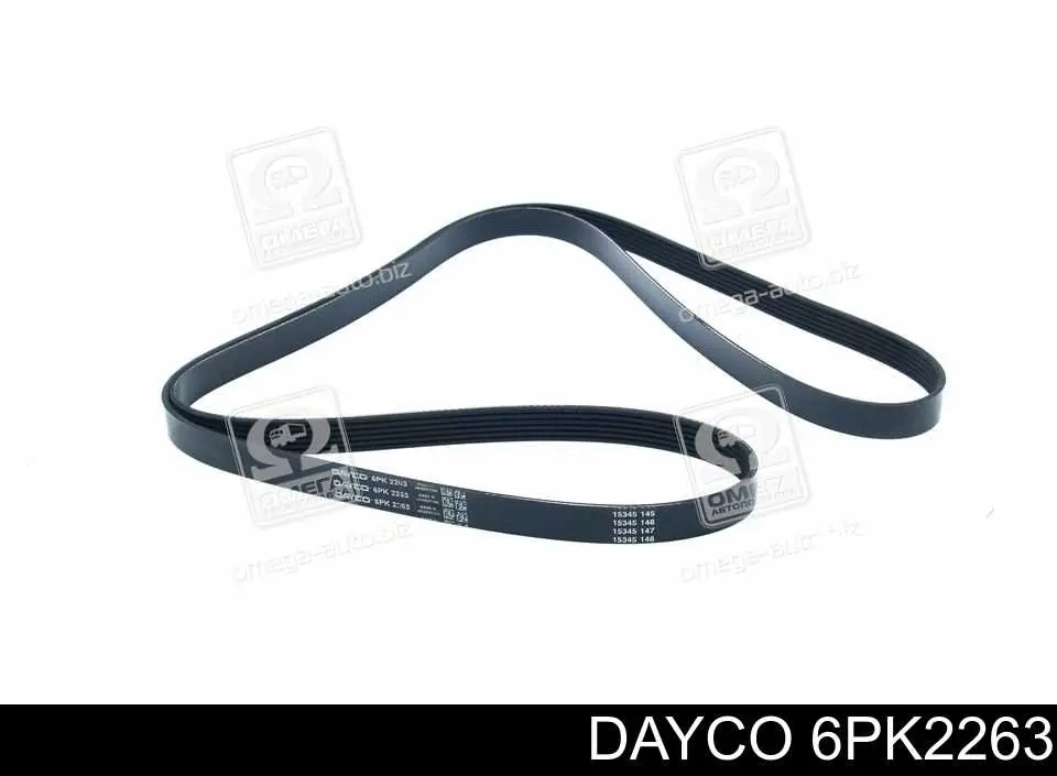 Correa de transmisión trapezoidal Dayco 6PK2263 precio, desde 50,84 EUR
