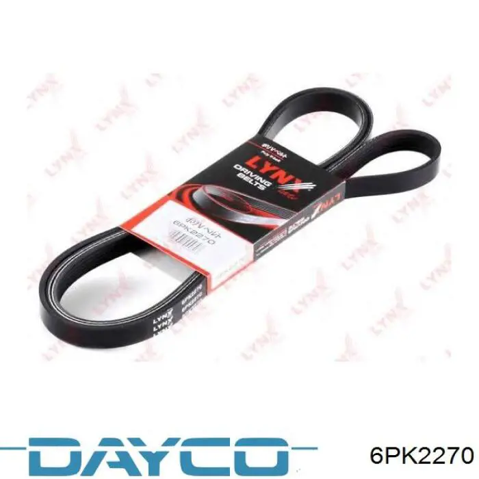 Correa de transmisión trapezoidal Dayco 6PK2270 precio, desde 23,20 EUR