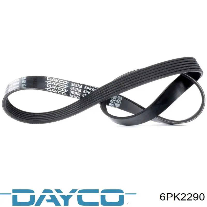 Correa de transmisión trapezoidal Dayco 6PK2290 precio, desde 24,64 EUR