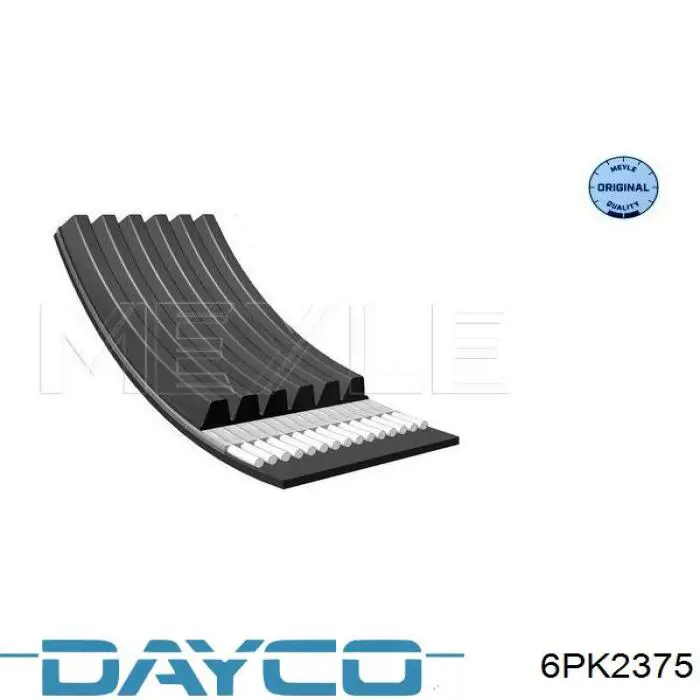 Correa de transmisión trapezoidal Dayco 6PK2375 precio, desde 18,59 EUR