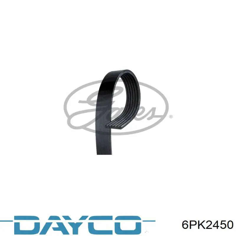 Correa de transmisión trapezoidal Dayco 6PK2450 precio, desde 26,10 EUR