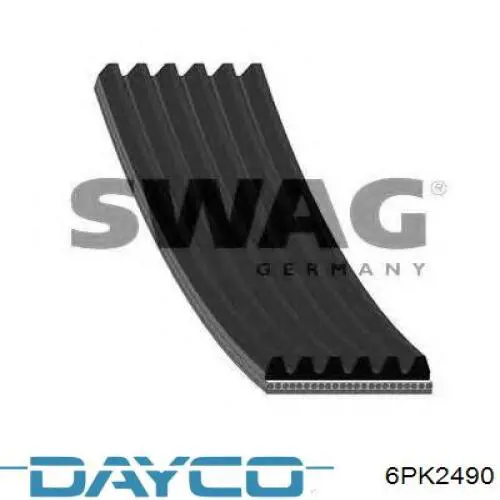 Comprar 6PK2490 Dayco Correa trapezoidal