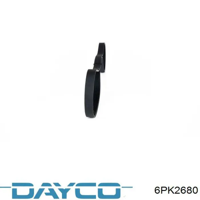 6PK2680 Dayco correa trapezoidal