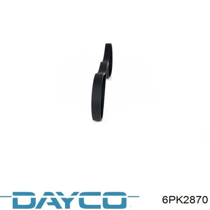 6PK2870 Dayco Correa poly v