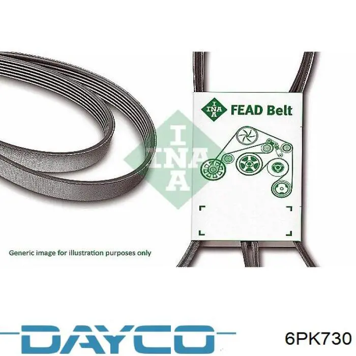 Comprar 6PK730 Dayco Correa trapezoidal