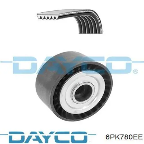 Correa de transmisión trapezoidal Dayco 6PK780EE precio, desde 20,50 EUR